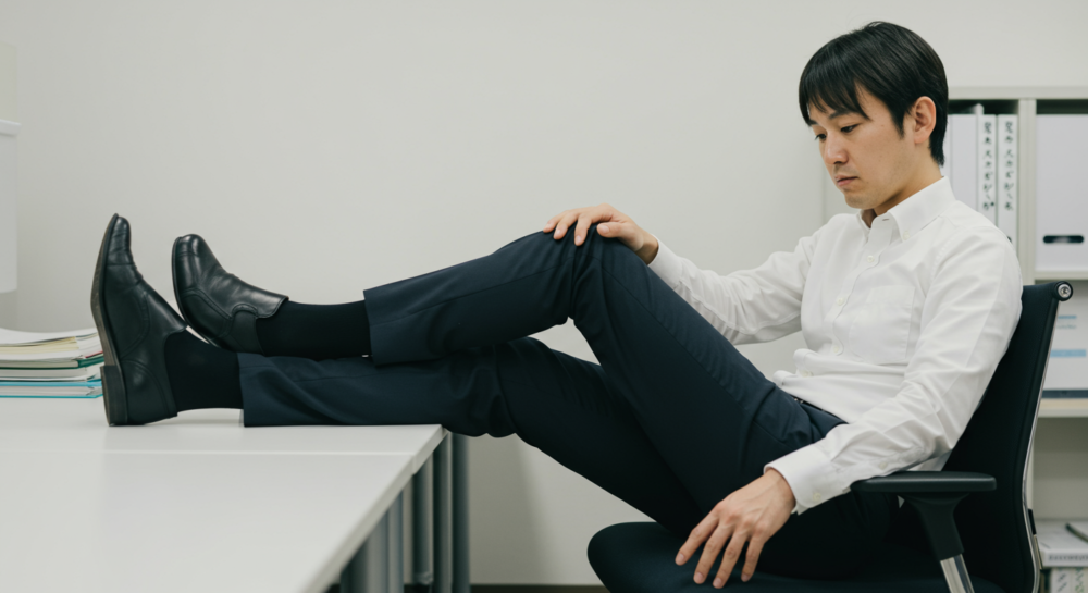 【診断】あなたの貧乏ゆすりはどのタイプ?心理的な原因5選