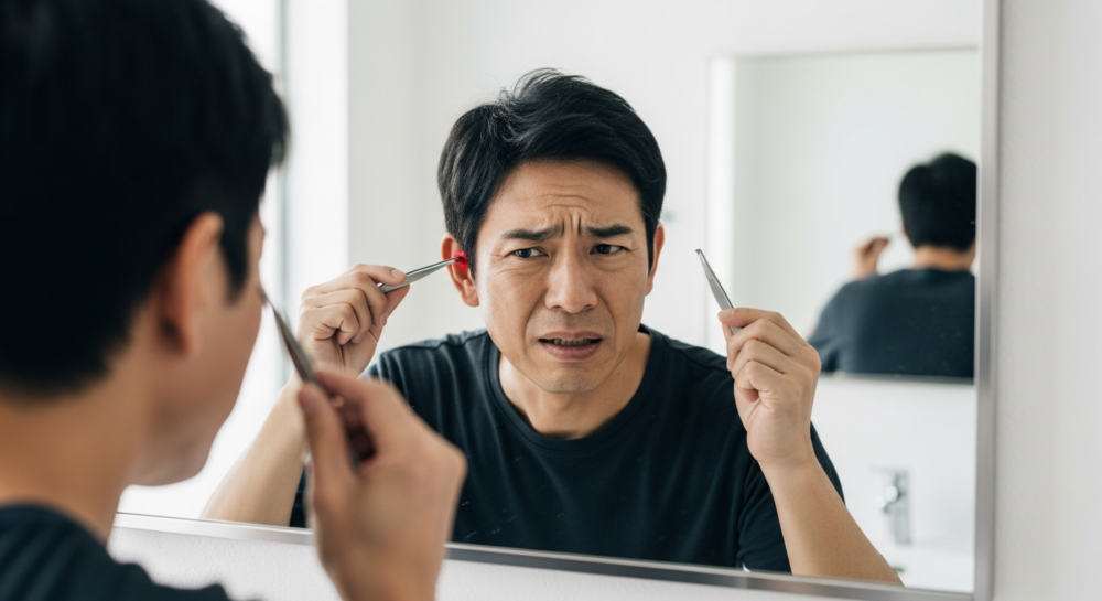 耳毛を抜き続けるとどうなる？知っておくべき5つのリスク