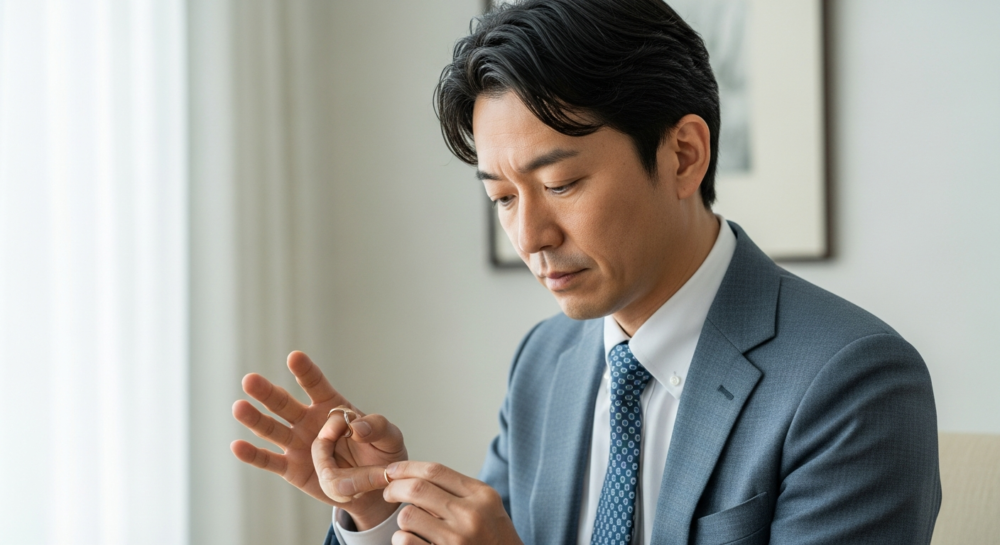 結婚指輪を外す男性心理5選｜旦那が指輪をつけなくなる本当の理由