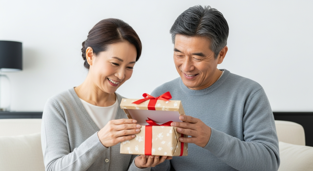 熟年夫婦への贈り物、失敗しないための3つの秘訣