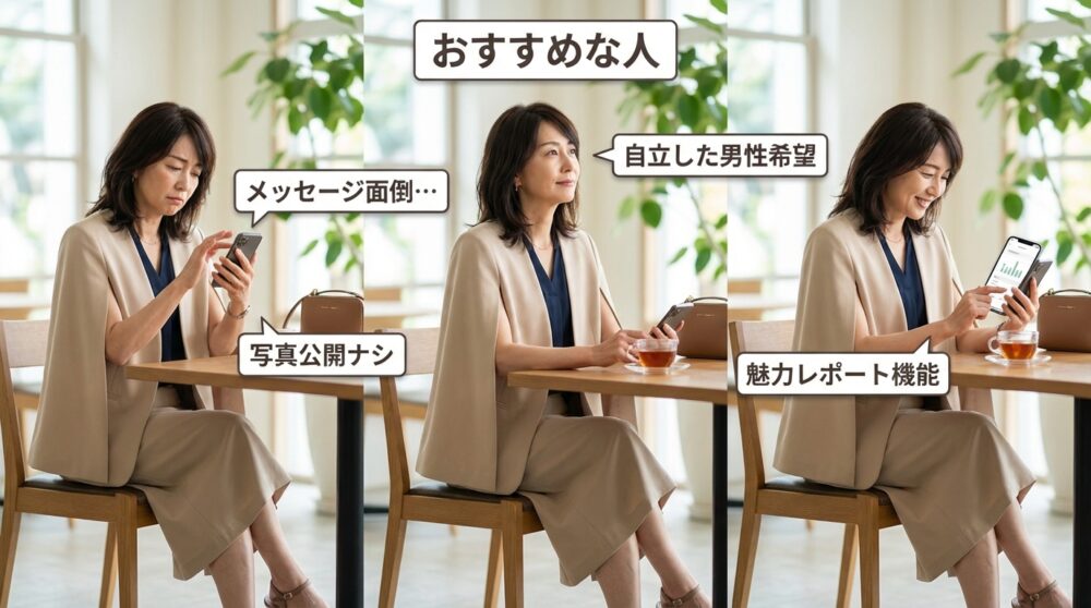 おすすめな人のイメージ画像