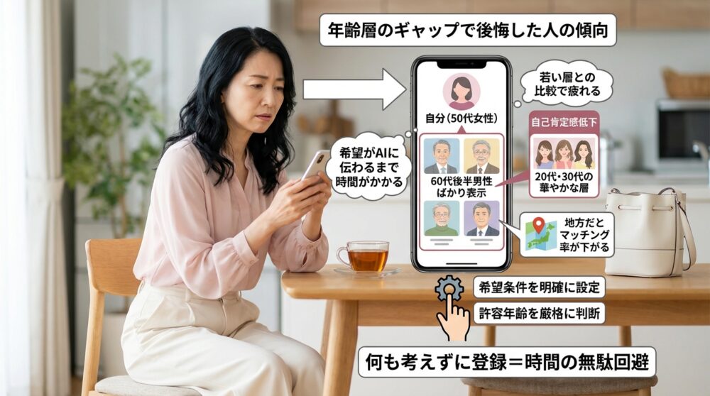 年齢層のギャップで後悔した人の傾向を知るにはのイメージ画像