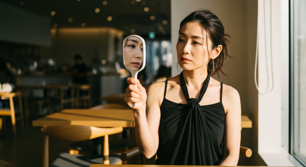 50代のピアス位置が以前よりもしっくりこなくなっている