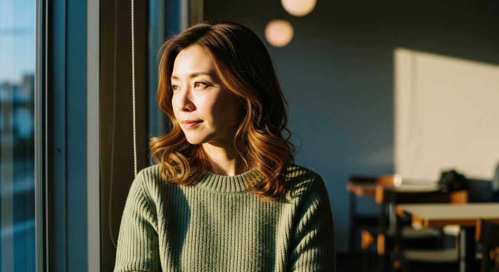 ソバージュヘア おばあちゃんの解説イメージ