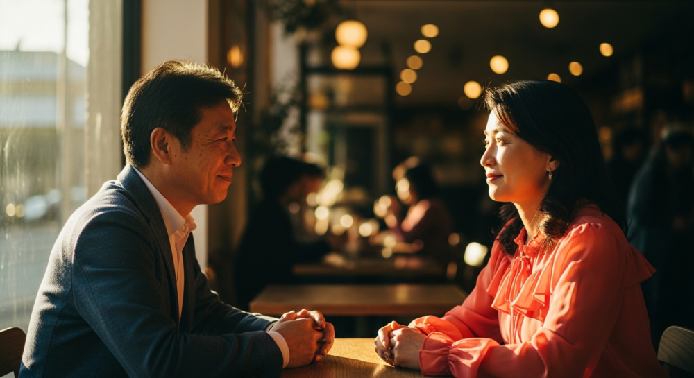 50代バツイチ男性 恋愛 行動の解説イメージ