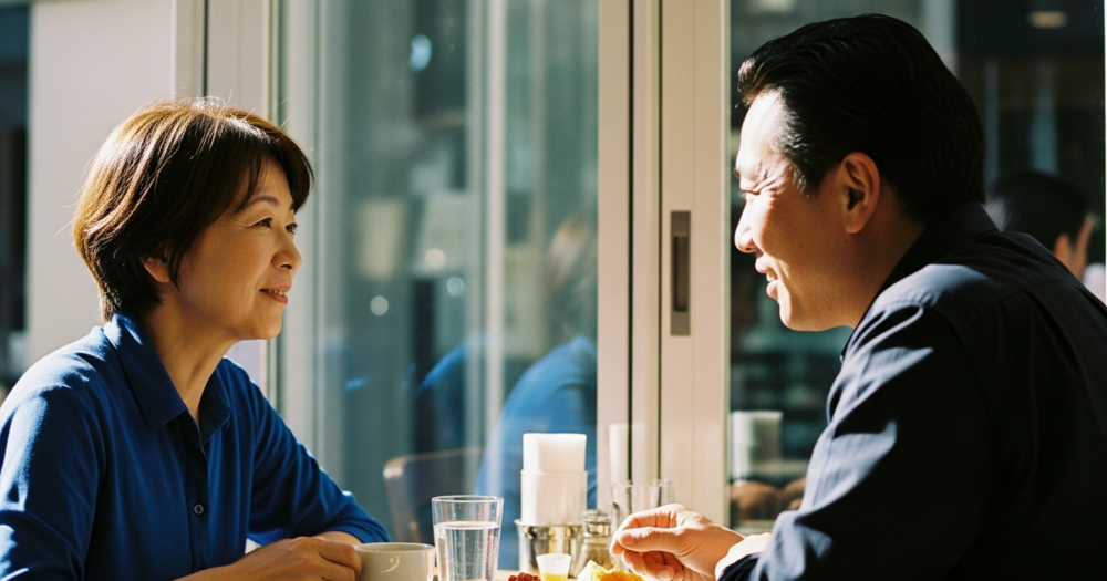 50代女性と40代男性カップルが長続きしている関係には、ある「共通の軸」がある
