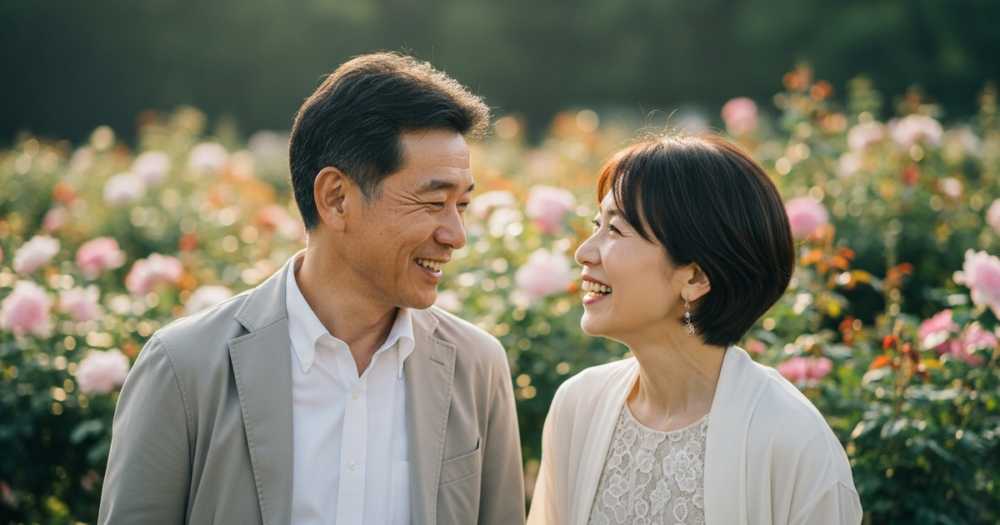 50代男性から見た40代女性の解説イメージ